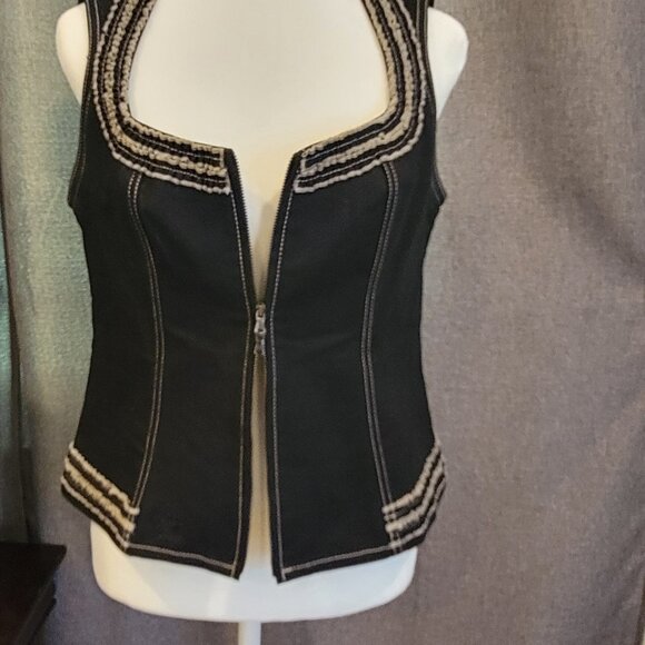 Denim Vest - Anne Fontaine - Picture 5 of 12